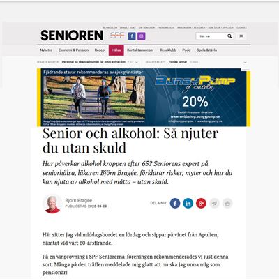 björn senioren om alkohol